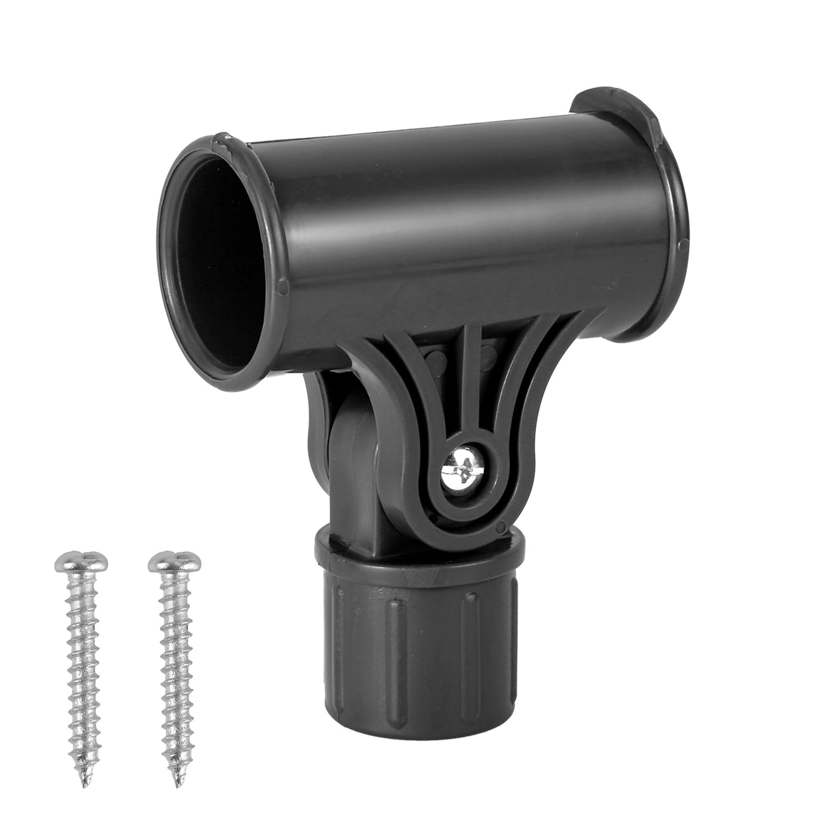 PEUTIER Patio Umbrella Steering Bracket, with 2 Screws Cantilever Umbrella Holder Outdoor Patio Parasol Clamp Replacement Parts Patio Umbrella Mount Accessories for Outdoor Beach Courtyard Patio