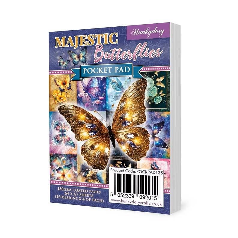 Hunkydory Crafts Majestic Butterflies Pocket Pad