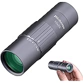 10x25 Monocular Telescope, Mini Pocket Small Size Compact Handheld Portable Lightweight ED Glass HD Optics BAK-4 Roof Prism High Powered Waterproof for Adults Camping Hiking Travel Bird Watching
