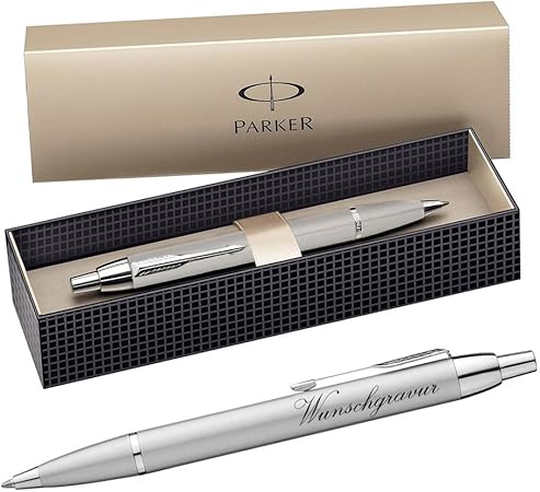 Parker IM – Bolígrafo con grabado) con caja de regalo (Color Blanco): Amazon.es: Hogar