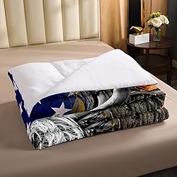 American Flag Bedding Set Vintage USA Flag