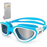 ZIONOR Kids Swim Goggles, G1 MINI UV Protection Anti-Fog Polarized Swimming Goggles for Age 6-14