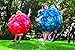 Red Bright Lights BBOP Buddy Bumper Ball Confetti Filled Motion Activated LEDs Inflatable Body Soccer Suit Durable PVC Vinyl 36'' Diam