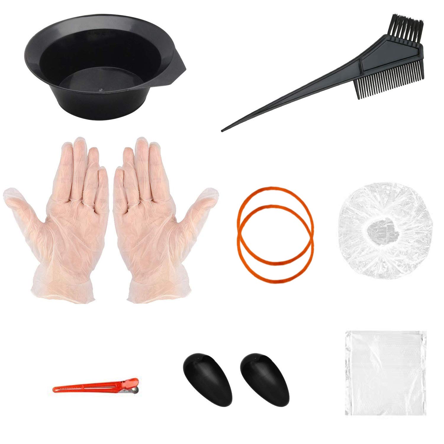 8 PCS Hair Coloring Dyeing Kit, for Hair Coloring Bleaching DIY Salon & Home Hair Coloring Hair Dryers