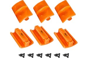 6-Pack 157400-1001 Replacement Blades, TripleTrack High Profile Style I Paper Trimmer Blades, Fits for Fiskars 12" Portable P