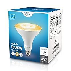 Euri Lighting EP38-15W6020e Dimmable LED PAR38, 15W