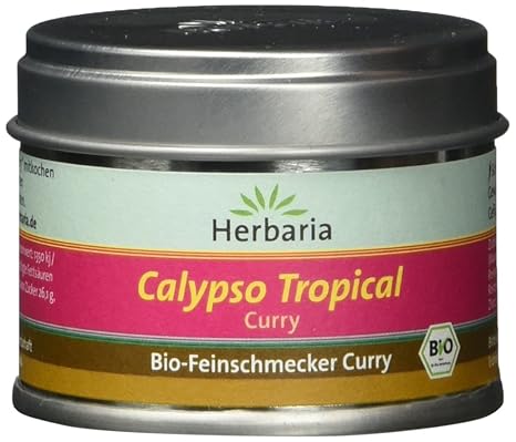 Herbaria Calypso Tropical Curry 25 g kbA* S-Dose, 1er Pack (1 x 25 g) - Bio