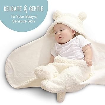 blue mellow baby swaddle wrap