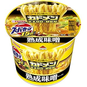 エースコック スーパーカップ1.5倍 みそラーメン 137g×12個