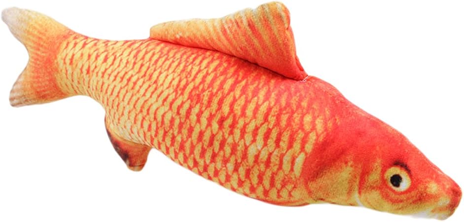 Jouet Pour Chat En Forme De Poisson Aux Couleurs Vives Amazon Fr Animalerie