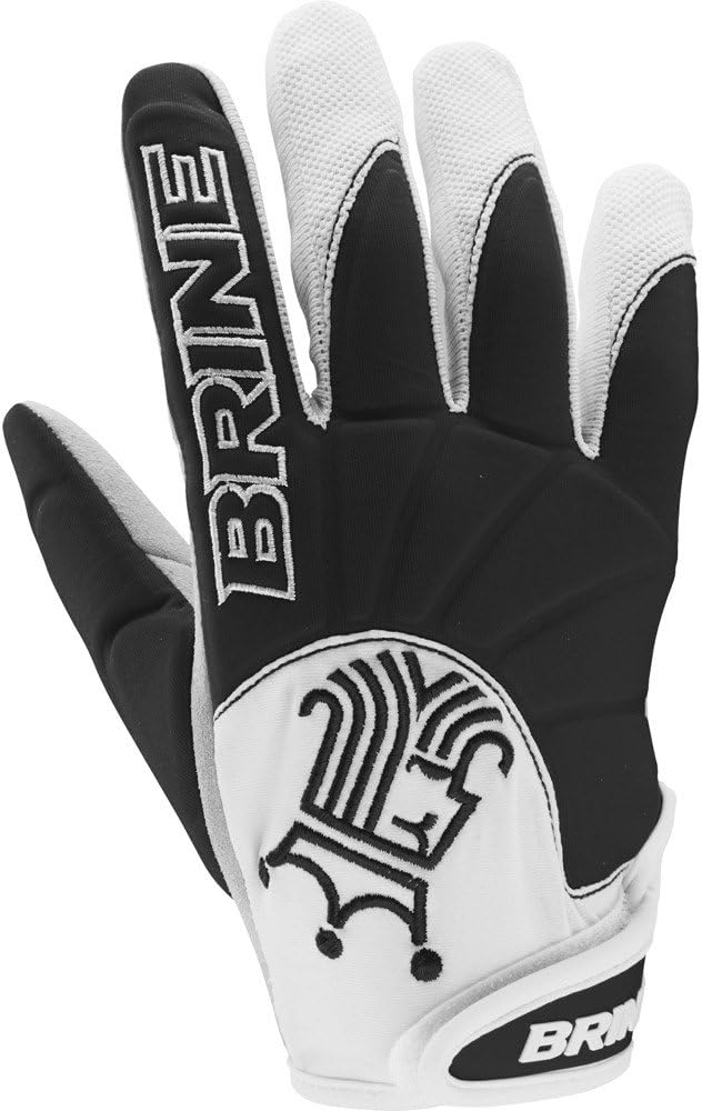 Brine Silhouette Compression Molded Lacrosse Warm Weather Glove (Large, Black) : Lacrosse Player Gloves : Sports & Outdoors