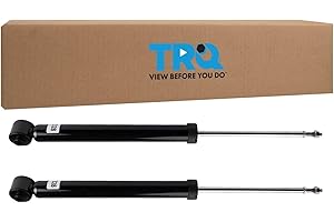 TRQ Rear Shock Absorber Set Compatible with 2017-2020 Hyundai Elantra 2018-2020 Elantra GT 2019-2021 Kia Forte