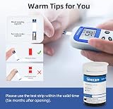 Sinocare Safe Accu2 Blood Sugar Monitor Test Kit 50 Strips 50 Lancets UK view 5