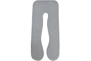 Meiz Housse de coussin de grossesse – Taie d'oreiller rafraîchissante et soyeuse pour oreiller de corps en forme de U, housse