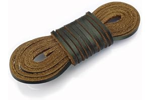 LolliBeads (TM Genuine Flat Leather Shoe Lace String Cord