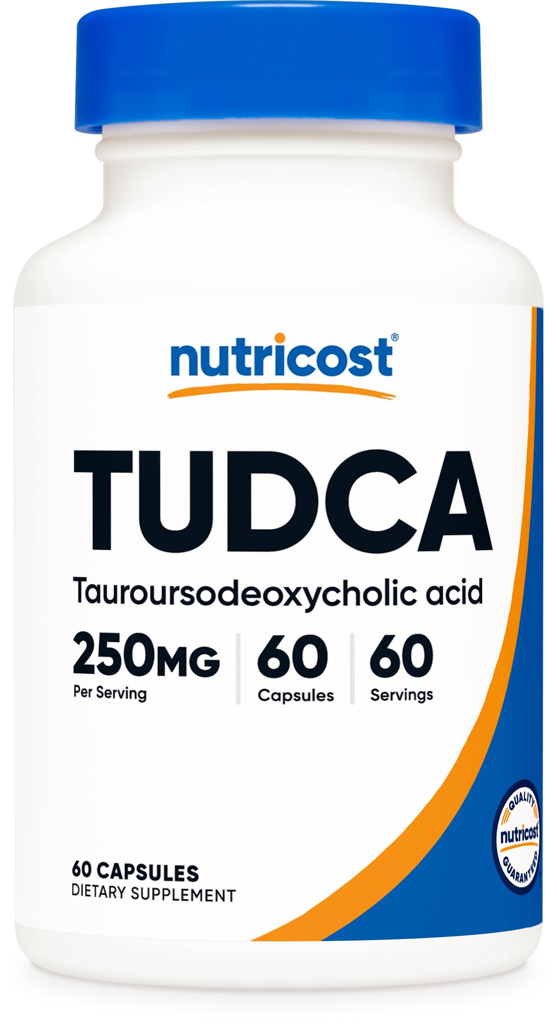 Nutricost Tudca 250 mg, 60 cápsulas (ácido tauroursodesoxicólico) - Calidad premium