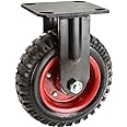 Steelex D2578 Fixed Heavy Duty Industrial Wheel, 6" , Black