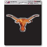 FANMATS 62836 Texas Longhorns 3D Decal Sticker