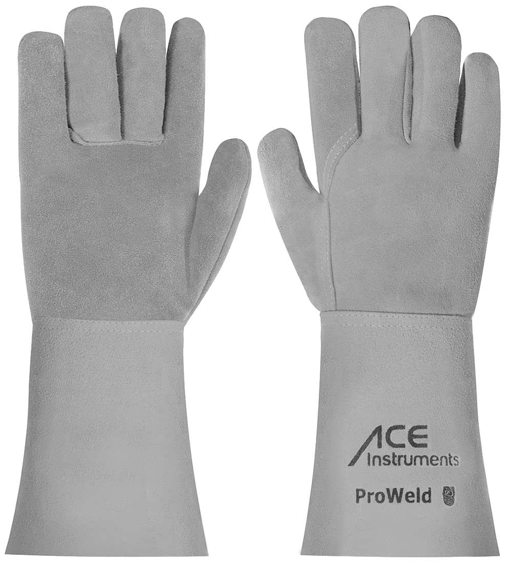 ACE ProWeld Work gloves - Gloves for welders - EN 388/12477-09/L (pack of 1)