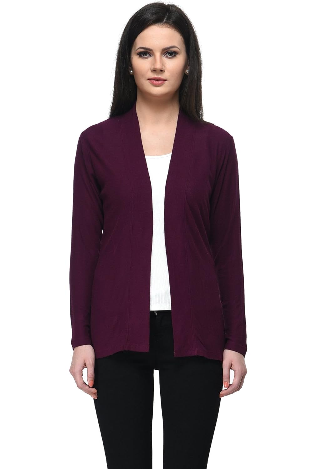 frenchtrendz women viscose crepe shrug