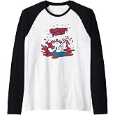 Hawaiian Punch Retro Punchy Surfer Splash Raglan Baseball Tee