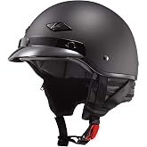 LS2 Helmets Bagger Motorcycle Half Helmet