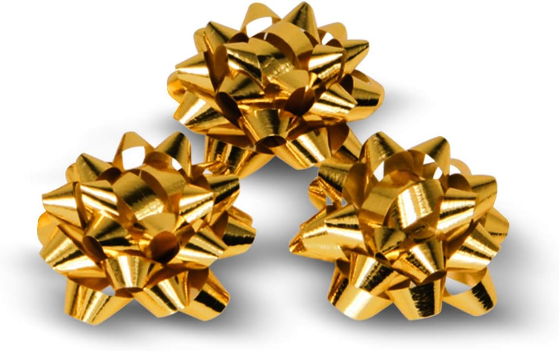 Präsent - Mexico Bows Gold 150 Bows diameter 35 mm, Red
