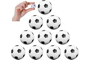 CIGOCIVI 10-Pack Foosballs Table Games Replacement Balls Mini Tabletop Soccer Balls Party Favors Decorations Christmas Toys Gifts for Kids
