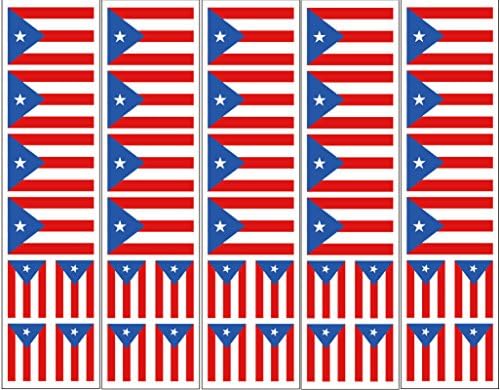40 Puerto Rico Flag Tattoos, Parade & Party Favors