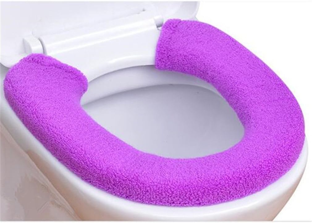 Best bathroom toilet seat warmer cover washable (black)