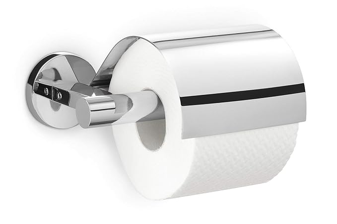 ZACK 40051 'SCALA' Toilettenpapierhalter mit Klappe, Edelstahl hochglänzend