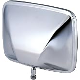K Source Universal Replacement Mirror Head - Driver &amp; Passenger Side, 5 1/2" x 7 1/2" Glass, Heavy-Duty Mount, Chrome Finish, Easy Install, For Cars &amp; Trucks