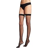 Wolford Individual 10 Stay-Up Thigh Highs Black MD