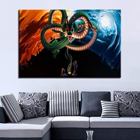 Amazon Zcbm Hdプリントペインティング ホームデコ キャンバスアニメ うずまきナルトvsうちはささささげアニメポスター ドラゴンボール シェンロンモジュラーピクチャー モダンリビングルームフレーム 1枚 50x75cm 5 464 266 アートフレーム ポスター オンライン通販