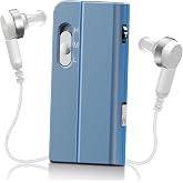 Hearing Amplifiers for Seniors, Personal Sound Amplifier, FDA Cleared | Pocket Hearing Device, Noise Cancelling, Easy to Use, Pocket Hearing Aid, Gift for Mother &amp; Father, For Two Ears