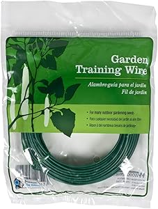Gardener's Blue Ribbon 50 Feet Heavy Duty Coated Garden Training Wire T025A