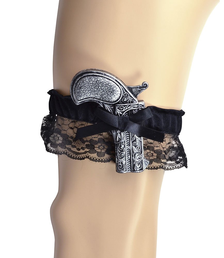 Bristol Novelty BA2991 Pirate Gun Garter for Fancy Dress, Womens, One Size Halloween