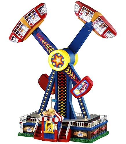 Amazon.com: Lemax Christmas Cheer Carousel, Battery Operated (4.5V