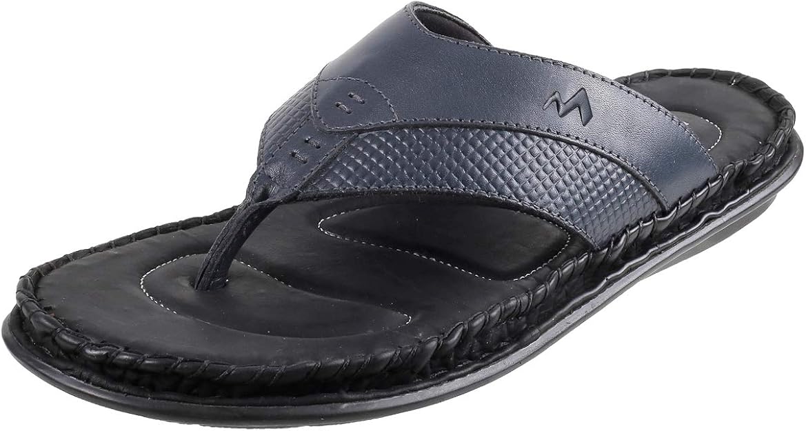 metro men's leather thong sandals