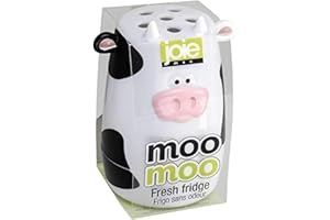Joie Moo Moo Fresh Freezer & Fridge Deodorizer, Baking Soda Holder Odor Eliminator, 1 Count