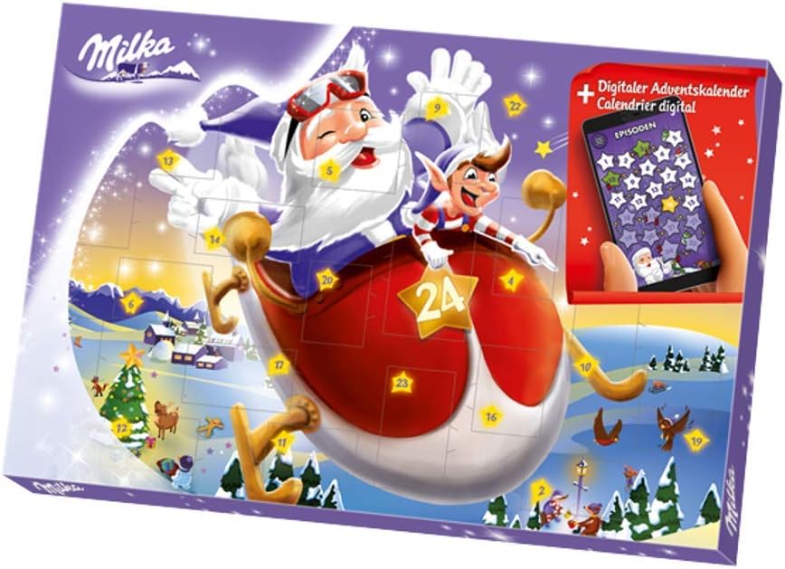 Milka Christmas Countdown Advent Calendar, 7.05 oz