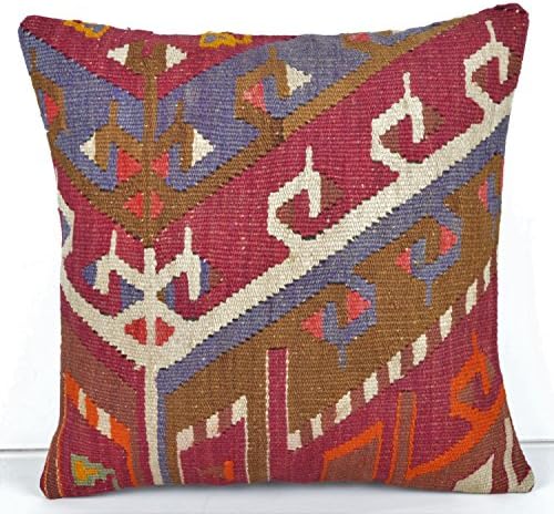 Kilim Pillow Cover, Kilim Pillow, Turkish Pillow, Bohemian Pillow, Kilim Cushions, Moroccan Pillow, Turkish Kilim, Decorative Pillows, Wool Pillow, tp2047