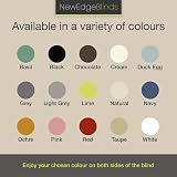 New Edge Blinds Basil Thermal Blackout Roller Blinds 110 cm x 165 cm view 6