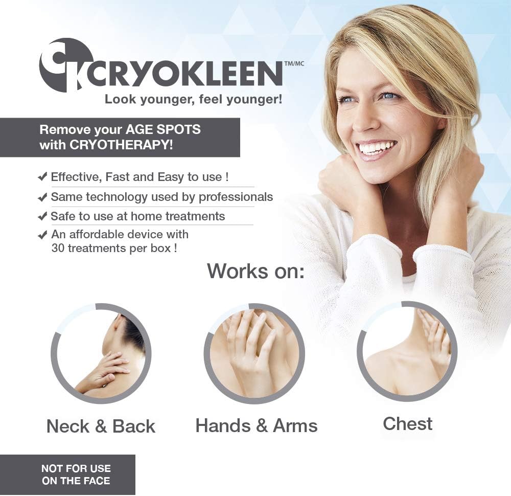 Cryokleen Age Spot Removal 30 Treatments Per Box 23ml Amazon Ca Beauty Personal Care