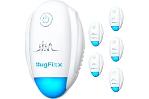 DOS VECES 2024 Upgraded Ultrasonic Pest Repeller, 6 Packs Indoor Mosquito Repellent, for Rodent, Roach, Mouse, Bugs, Mice, Spider, Electronic Plug in Pest Control for House, Garage, Warehouse,Hotel