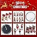WEWILL Classic Christmas Stockings Set of 2 Santa, Snowman Xmas Character 17-Inch (Style 1)