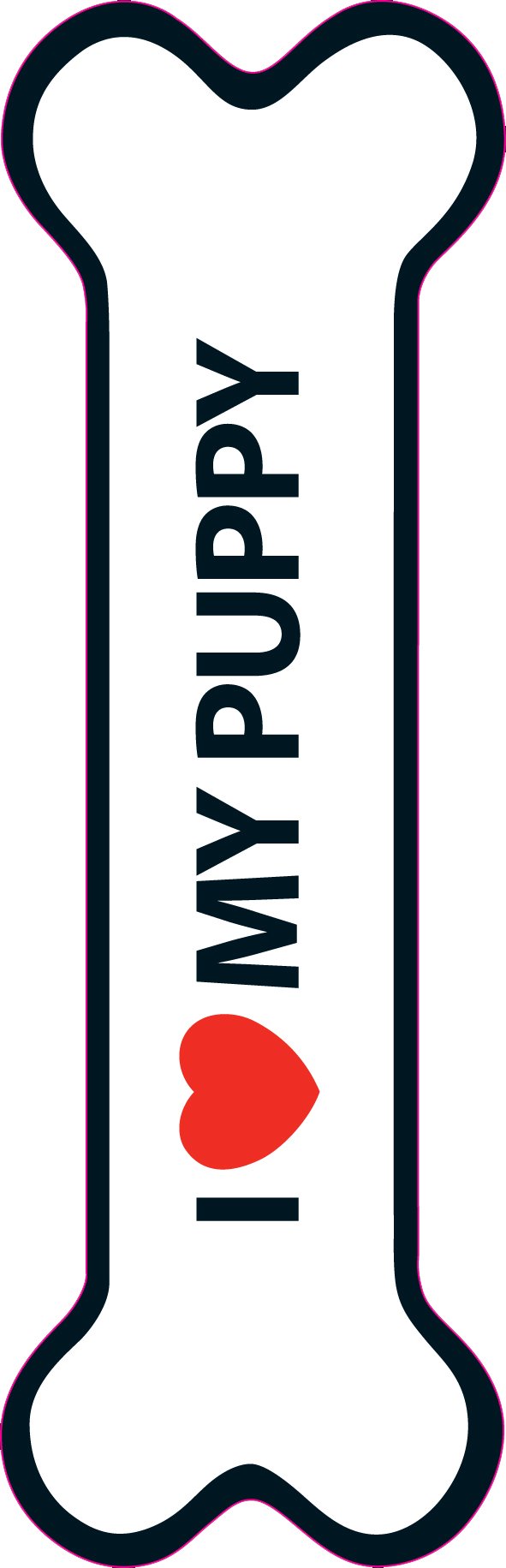 Magnet & Steel I Love My Puppy Magnet