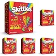 Skittles Singles To Go Variety Pack, 40 Count, Powdered Drink Mix, Zero Sugar, Low Calorie, Includes 4 Flavors: Green Apple, Strawberry, Grape, Orange, 40 Total Servings (Pack of 5)
