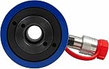 AMZCNC 20 Ton Hydraulic Ram Cylinder Jack Hollow Single Acting 2 Inch Stroke view 6