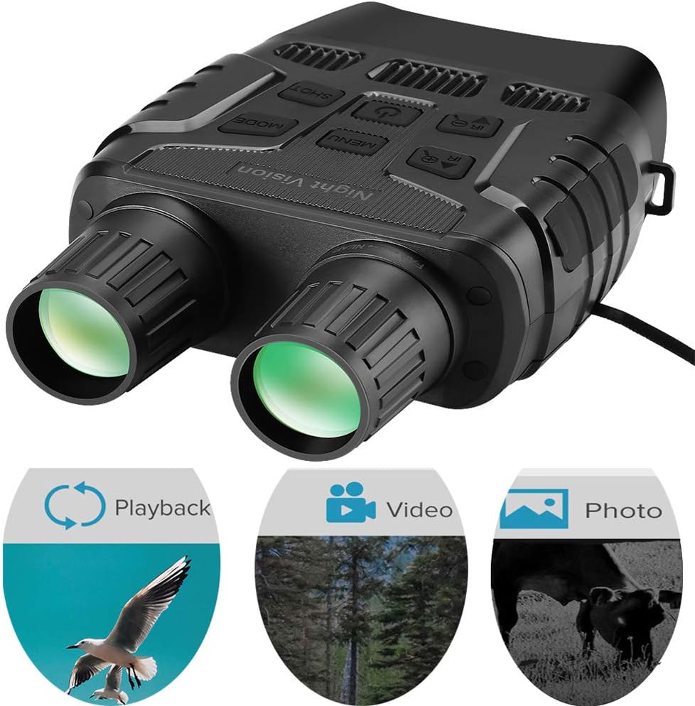 YINGZU Night Vision Binocular for Adults,HD Digital Infrared Zoom Widescreen Night Vision Scope Camera & Goggles for Hunting Adventure Camping